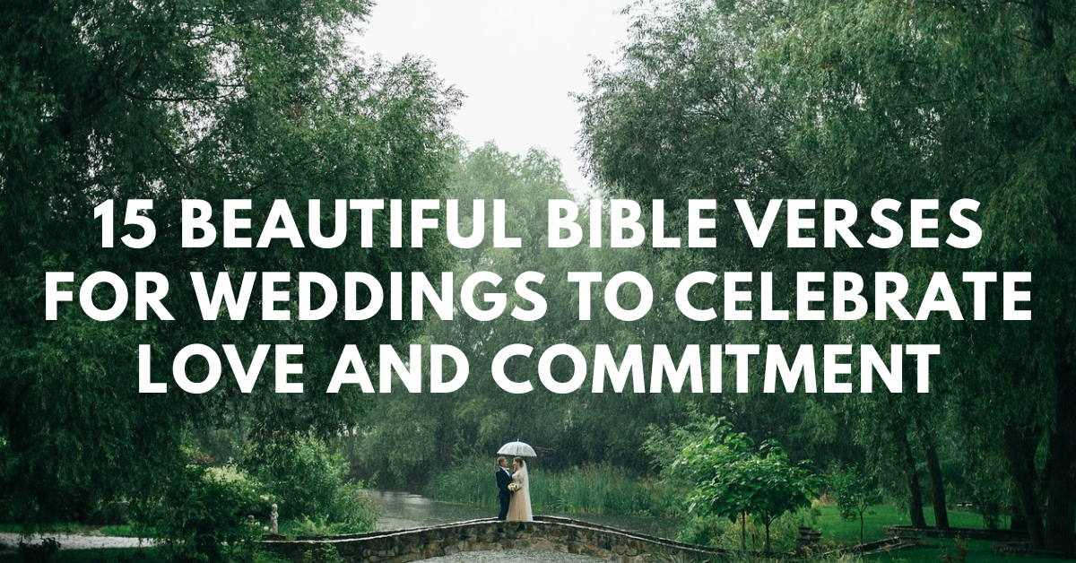 Bible verses for weddings about love and commitment