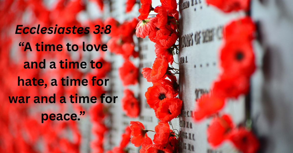 Bible verses about war that offer peace and hope