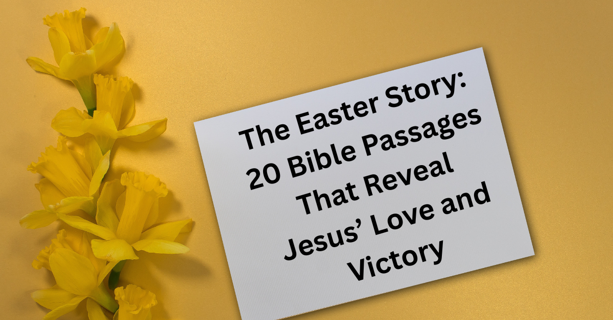 easter story bible passages about jesus resurrection