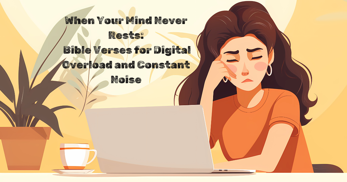digital overload bible verses for peace and rest
