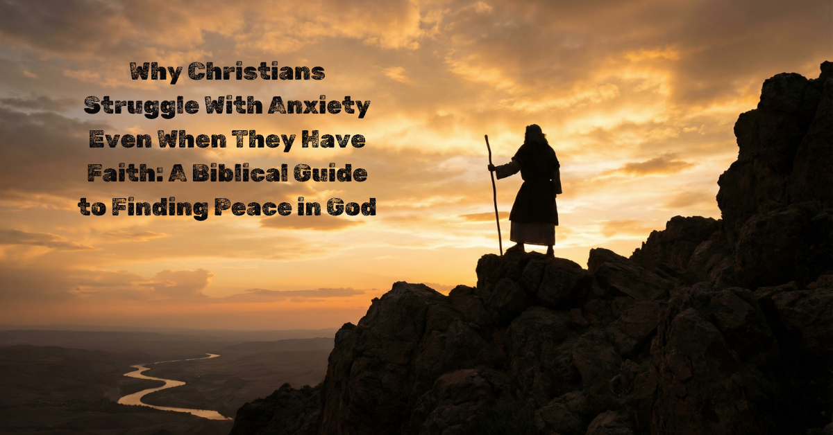Christian Anxiety: 7 Biblical Reasons Christians Struggle With Anxiety ...